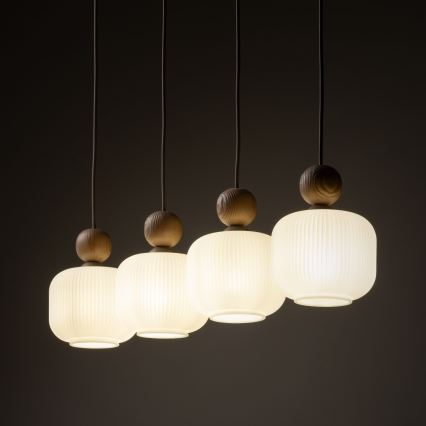 Pendelleuchte BALLO an Kabel 4xE14/10W/230V beige