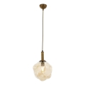 Pendelleuchte CRUMPLED 1xE27/40W/230V Bronze/Beige