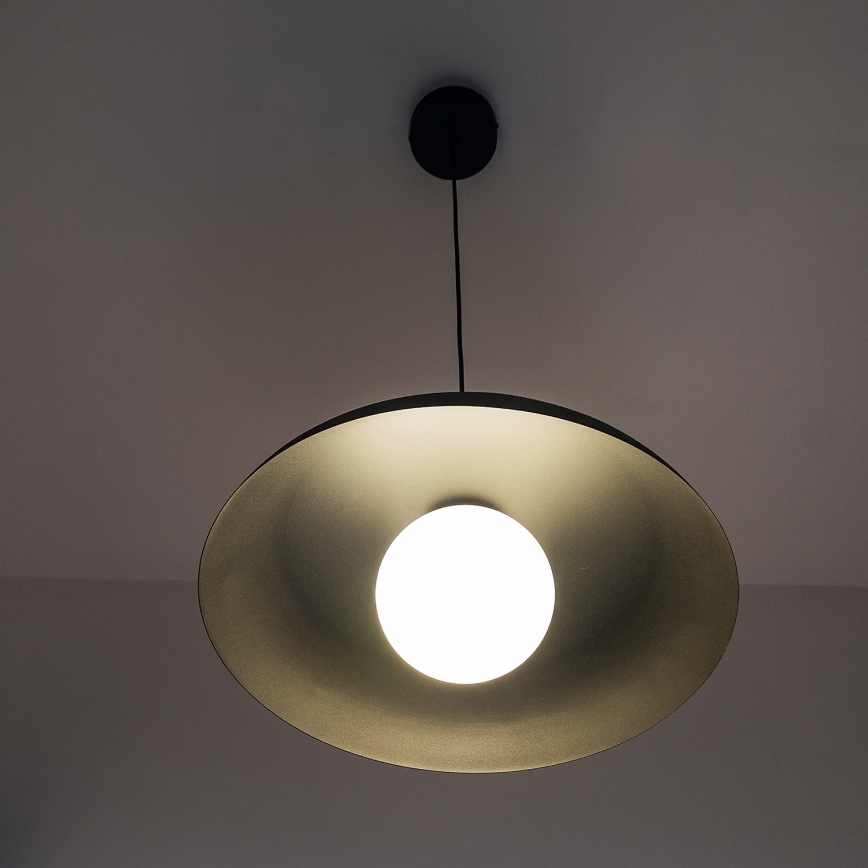 Pendelleuchte ECLIPSE an Kabel 1xE27/15W/230V schwarz