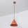 Pendelleuchte ETNA, 1x E27/15W/230V, Ø 18,5 cm, orange