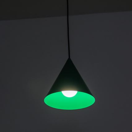 Pendelleuchte ETNA 1xE27/15W/230V Ø 18,5 cm grün