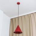 Pendelleuchte ETNA 1xE27/15W/230V Ø 25 cm rot