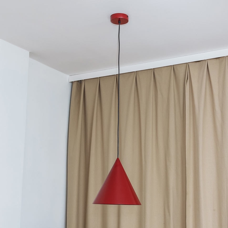 Pendelleuchte ETNA 1xE27/15W/230V Ø 25 cm rot