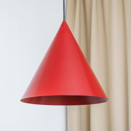Pendelleuchte ETNA 1xE27/15W/230V Ø 25 cm rot