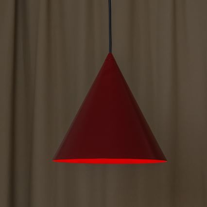 Pendelleuchte ETNA 1xE27/15W/230V Ø 25 cm rot