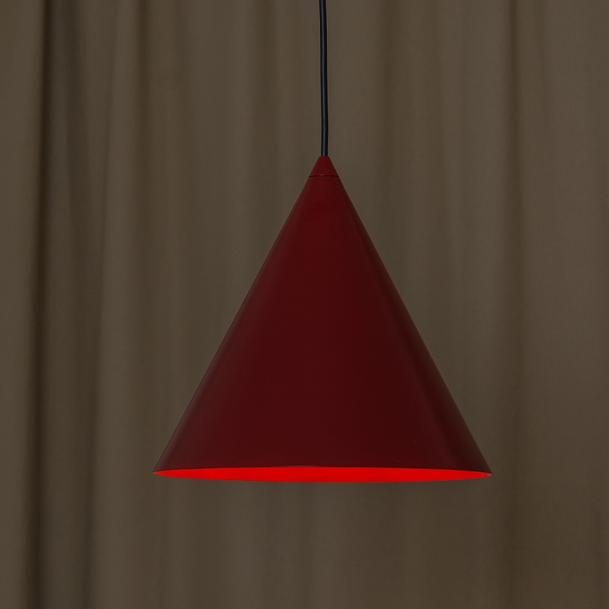 Pendelleuchte ETNA 1xE27/15W/230V Ø 25 cm rot