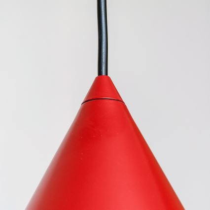 Pendelleuchte ETNA 1xE27/15W/230V Ø 25 cm rot