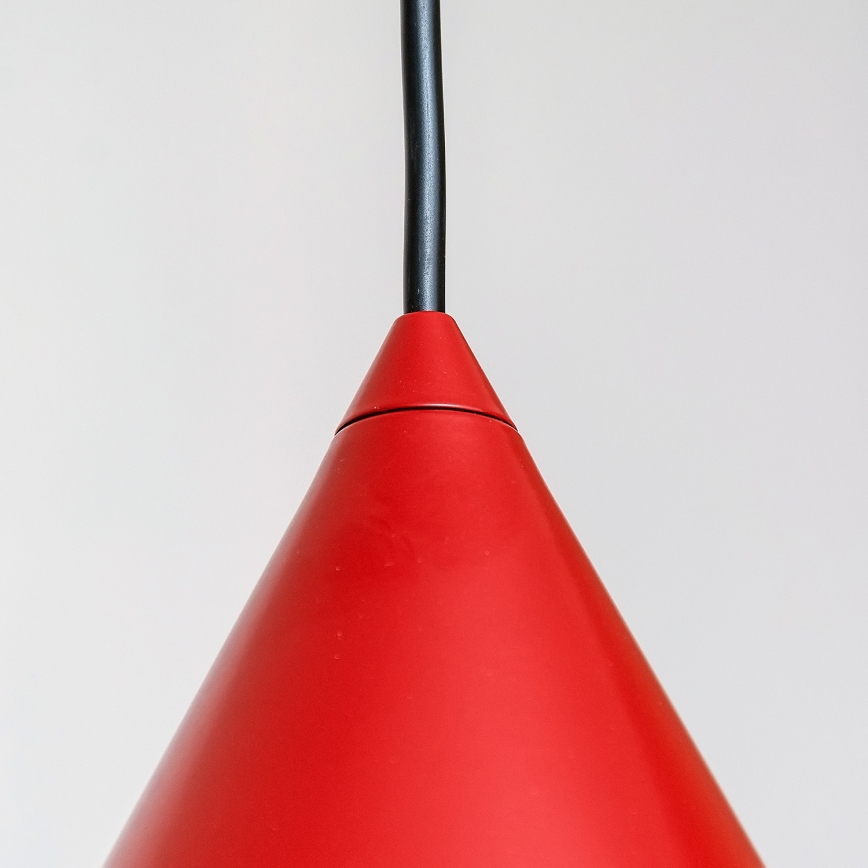 Pendelleuchte ETNA 1xE27/15W/230V Ø 25 cm rot