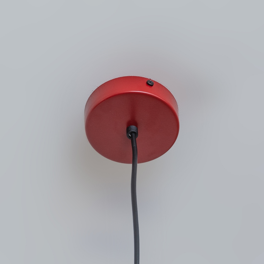 Pendelleuchte ETNA 1xE27/15W/230V Ø 25 cm rot