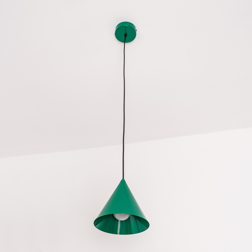 Pendelleuchte ETNA II 1xE27/15W/230V Ø 18,5 cm grün