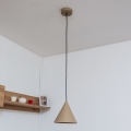 Pendelleuchte ETNA mit Kabel 1xE27/15W/230V Ø 18,5 cm beige