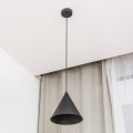 Pendelleuchte ETNA mit Kabel, 1xE27/15W/230V, Ø 25 cm, schwarz
