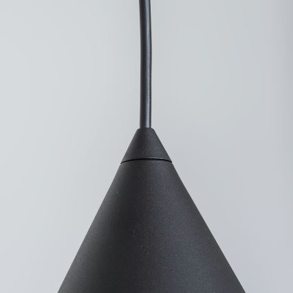 Pendelleuchte ETNA mit Kabel, 1xE27/15W/230V, Ø 25 cm, schwarz