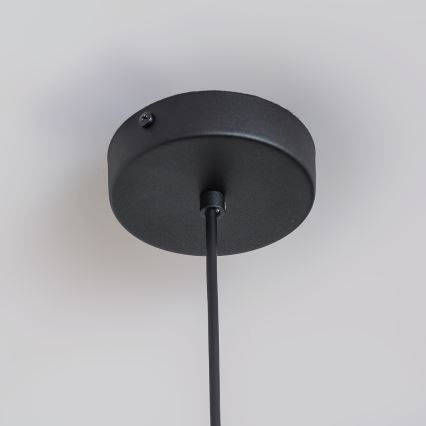 Pendelleuchte ETNA mit Kabel, 1xE27/15W/230V, Ø 25 cm, schwarz