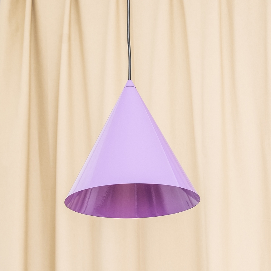 Pendelleuchte ETNA mit Kabelaufhängung, 1x E27/15W/230V, Ø 25 cm, violett