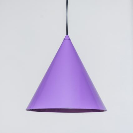 Pendelleuchte ETNA mit Kabelaufhängung, 1x E27/15W/230V, Ø 25 cm, violett