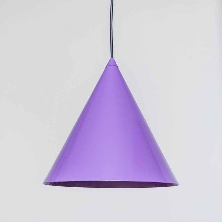 Pendelleuchte ETNA mit Kabelaufhängung, 1x E27/15W/230V, Ø 25 cm, violett
