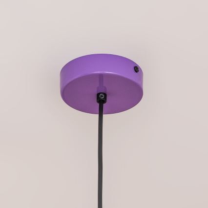 Pendelleuchte ETNA mit Kabelaufhängung, 1x E27/15W/230V, Ø 25 cm, violett