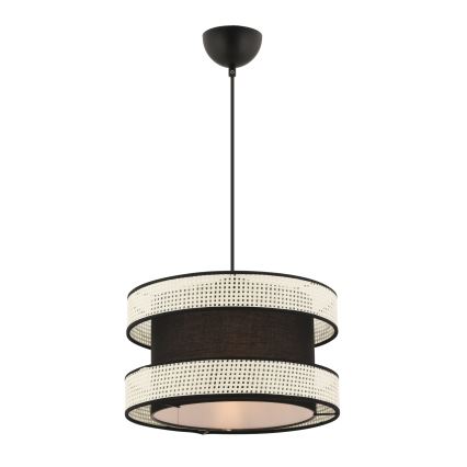 Pendelleuchte HALO, 1xE27/60W/230V, schwarz/cremefarben