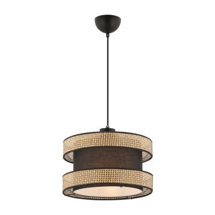 Pendelleuchte HALO, Kabelaufhängung, 1×E27, 60 W, 230 V, Braun/Beige