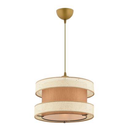 Pendelleuchte HALO mit Kabel 1xE27/60W/230V braun/creme