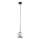Pendelleuchte LAVA an Seil 1xG9/8W/230V bronze/rauchbeige