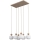Pendelleuchte mit Kabel BALLO 6xE14/10W/230V beige