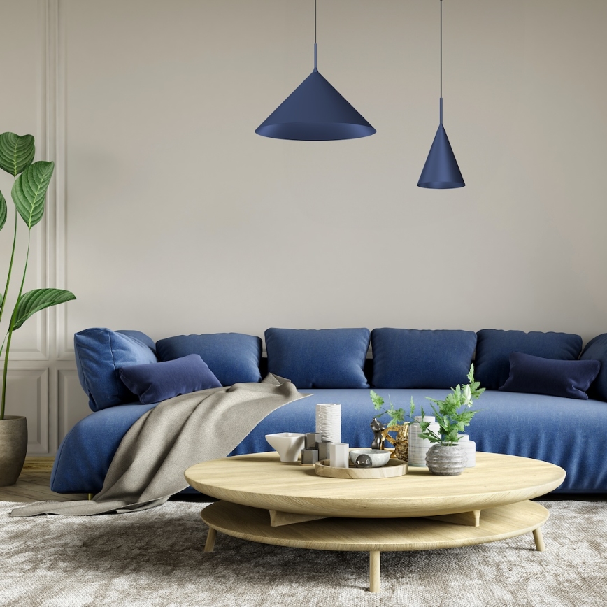 Pendelleuchte mit Kabel CAPITAL 1xGX53/15W/230V, Ø 17 cm, blau