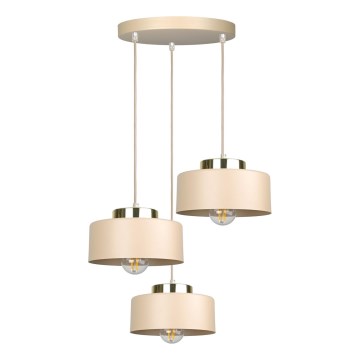 Pendelleuchte mit Kabel IGNIA 3xE27/60W/230V taupe
