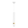 Pendelleuchte mit Kabel JOKER 1xGU10/25W/230V weiß/gold