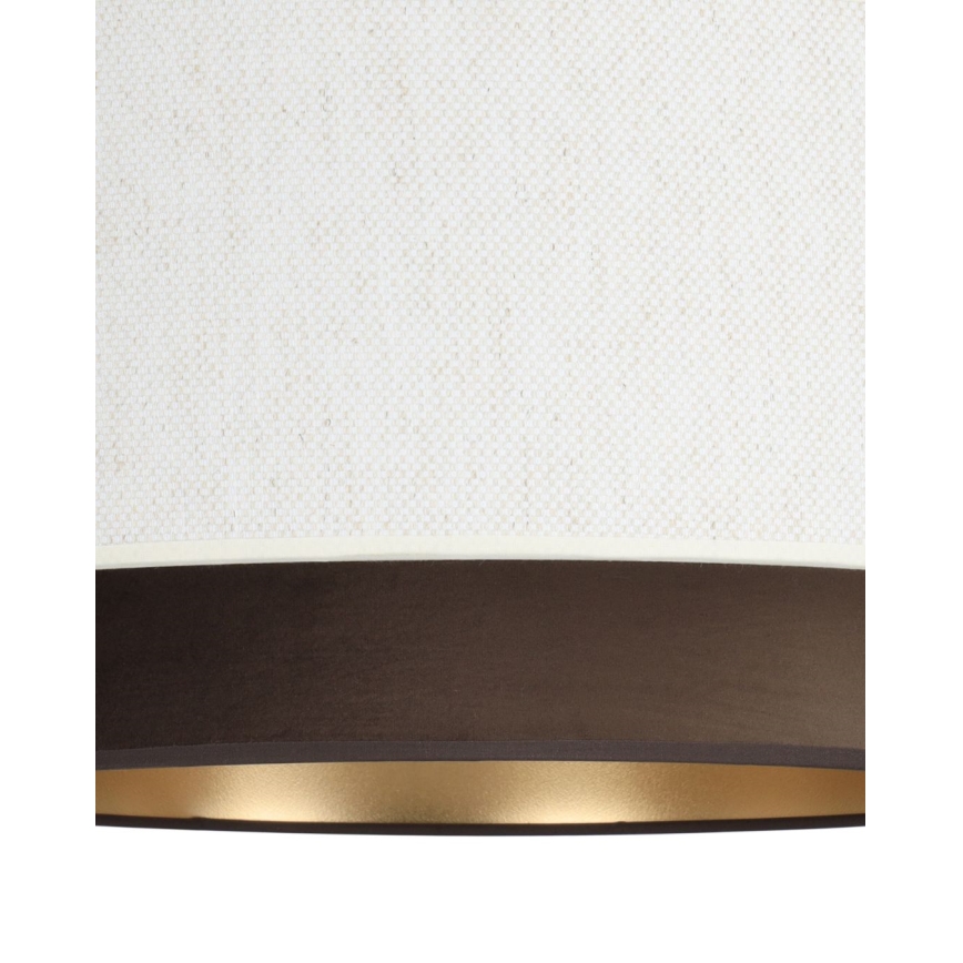 Pendelleuchte mit Kabel NATIA 1xE27/60W/230V weiß/braun