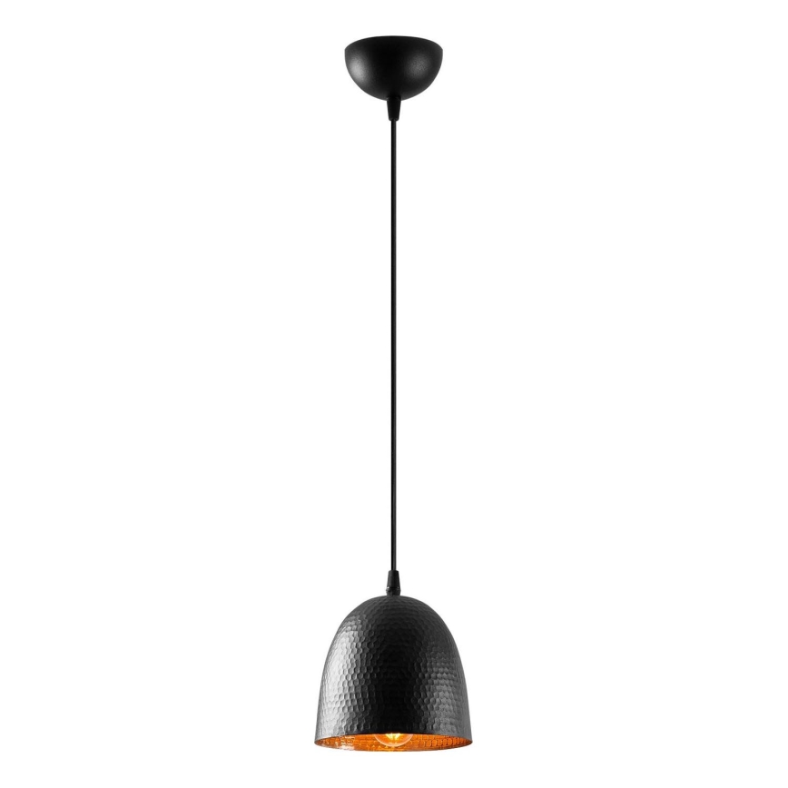 Pendelleuchte mit Kabel TATTOO 1xE27/40W/230V Ø 16 cm schwarz