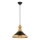 Pendelleuchte MONZA 1xE27/40W/230V Ø 30 cm schwarz/gold