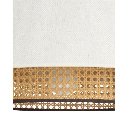 Pendelleuchte NATIA 1xE27/60W/230V weiß/braun