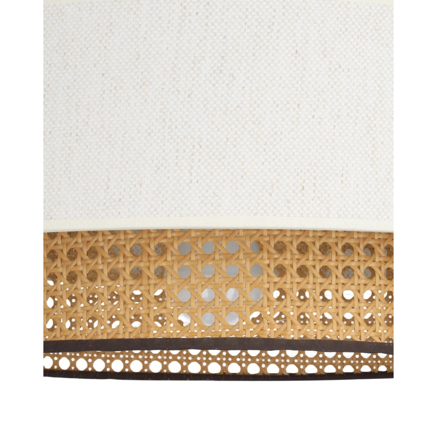 Pendelleuchte NATIA 1xE27/60W/230V weiß/braun