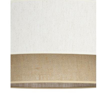 Pendelleuchte NATIA an Kabel 1xE27/60W/230V weiß/braun