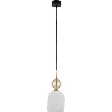 Pendelleuchte SOPHIA mit Kabel 1xE14/10W/230V schwarz/rauchbeige/weiß