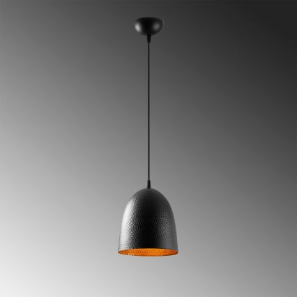 Pendelleuchte TATTOO, 1xE27/40W/230V, Ø 20 cm, schwarz