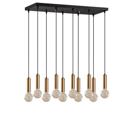 Pendelleuchte TEMPO 10xE27/40W/230V, gold