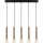 Pendelleuchte TEMPO mit Kabelaufhängung, 5x E27, max. 40 W, 230 V, gold