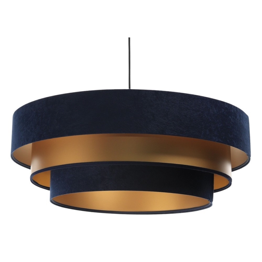 Deckenleuchte an Kabel TRINITI 1xE27/60W/230V blau/gold