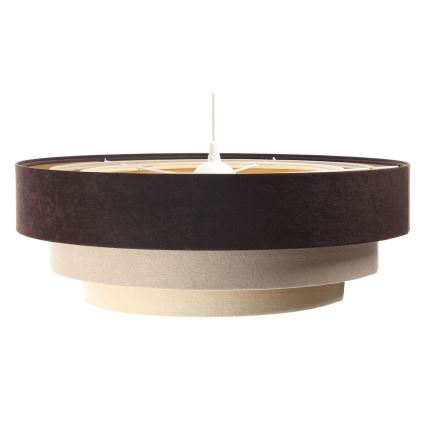 Deckenleuchte an Kabel TRINITI 1xE27/60W/230V Braun/Beige/Gold