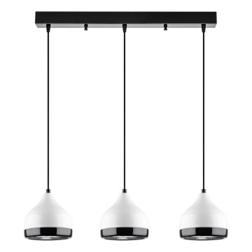 Pendelleuchte YILDO 3xE27/40W/230V weiß/schwarz