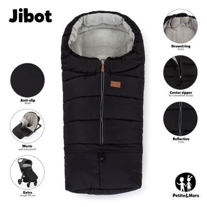 PETITE&MARS - Kinderfußsack 3in1 JIBOT blau