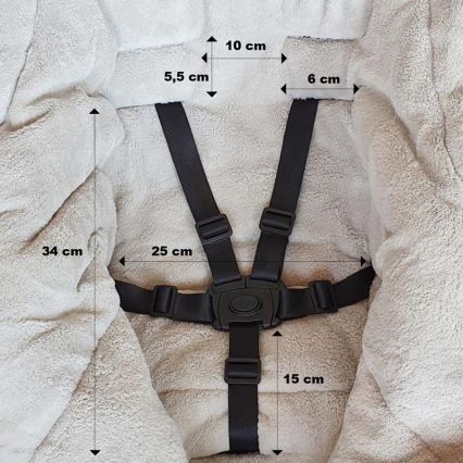 PETITE&MARS - SET Kinderfußsack 3in1 JIBOT + Handwärmer für den Kinderwagen JASIE grün