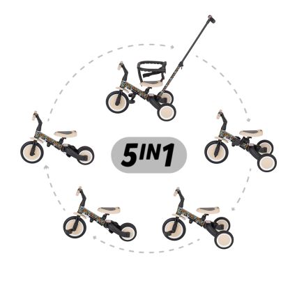 PETITE&MARS - Kinder-Dreirad 5-in-1 TURBO LIMITED City Beat