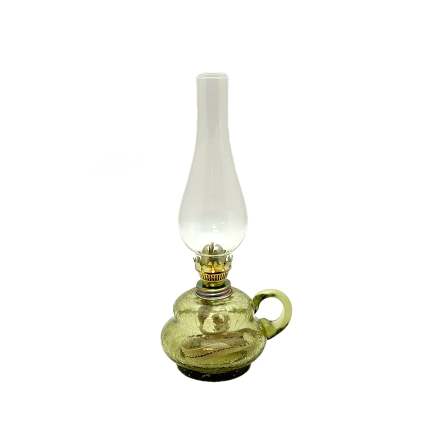 Petroleumlampe ANNA 33 cm Waldgrün