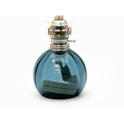 Petroleumlampe BASIC 38 cm Rauchglas