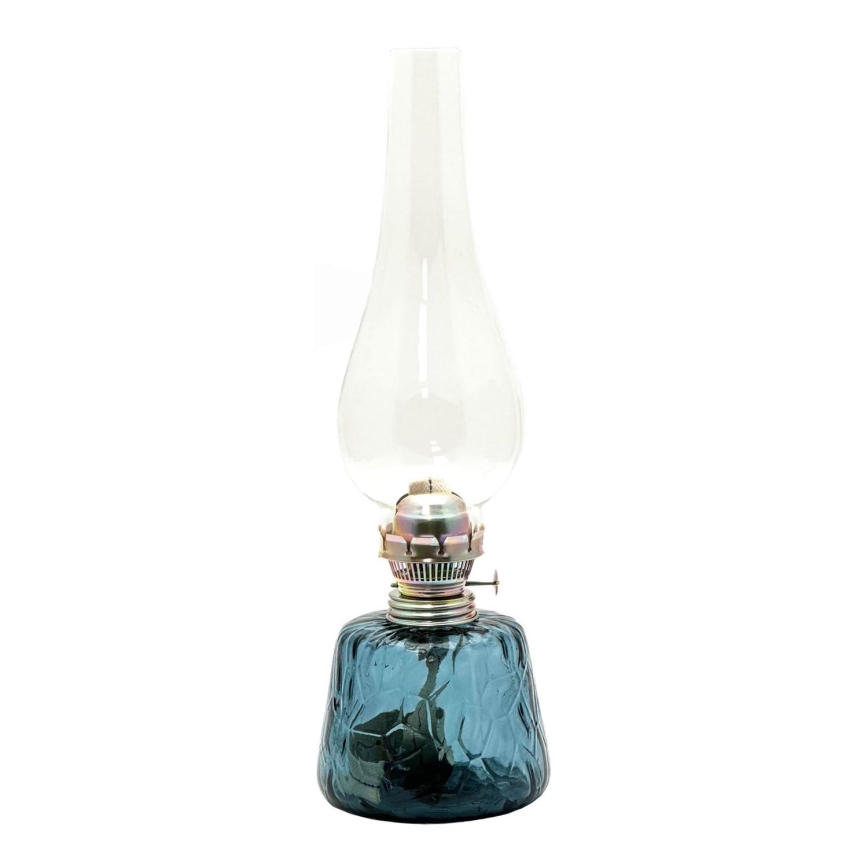 Petroleumlampe POLY 38 cm Rauchglas