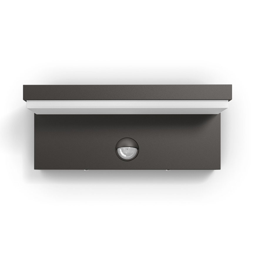 Philips 16484/93/P3 - LED Outdoor leuchte mit Sensor BUSTAN 2xLED/4,5W